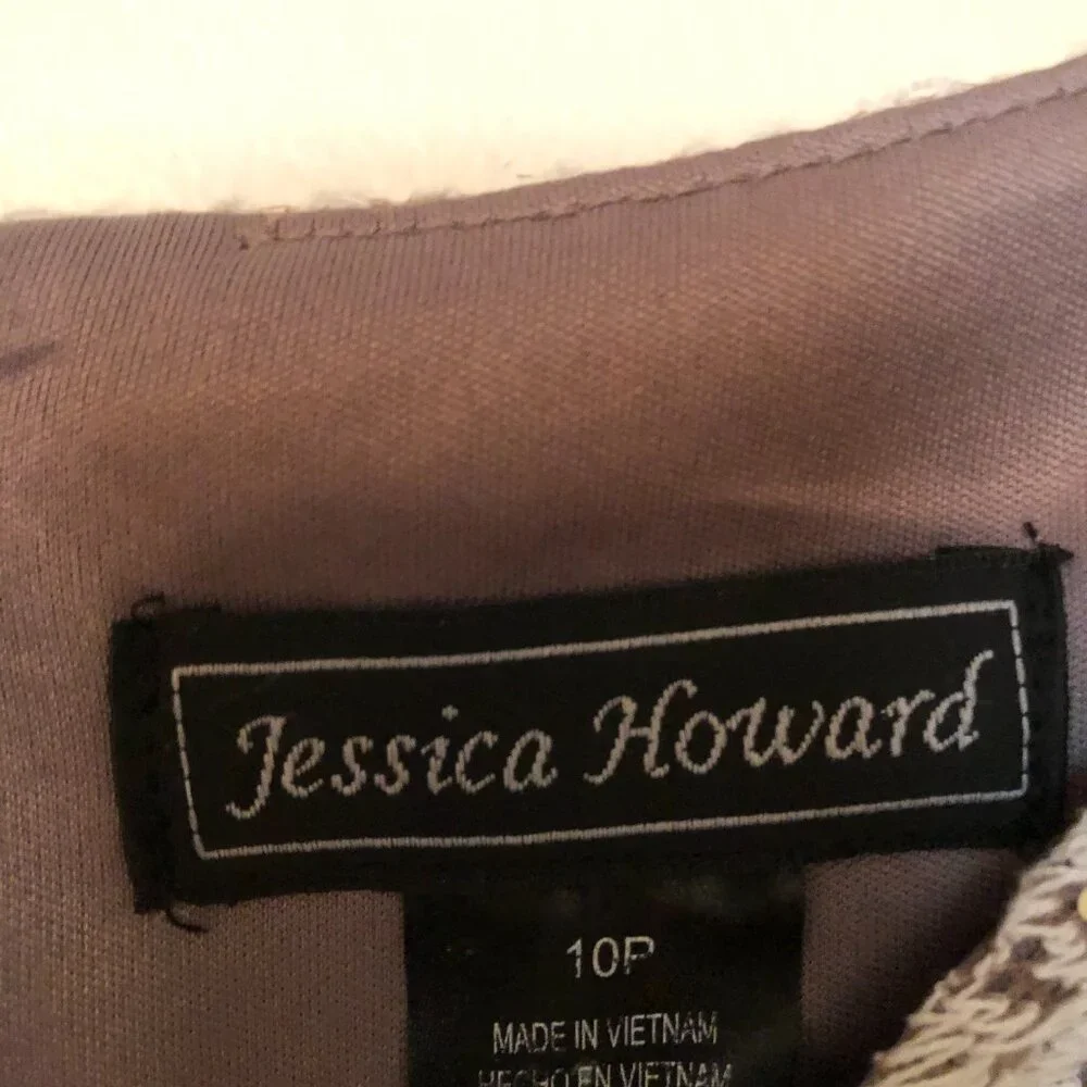 Jessica Howard 10P Knee Length Sheath Dress - Picture 4 of 5